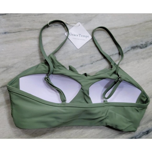 Grace Tempt Green High Waisted Bikini Set Small - Picture 5 of 10